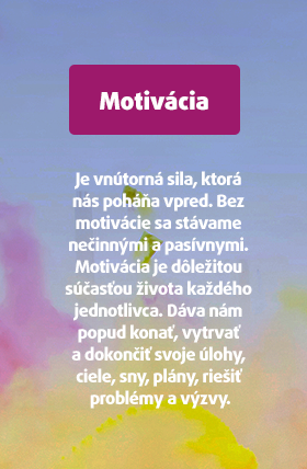 Motivácia - čo je motivácia