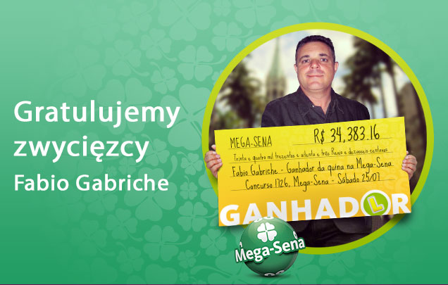 Gratulujemy zwycięzcy Mega-Sena Graj i wygrywaj w Mega-Sena z Lottoland