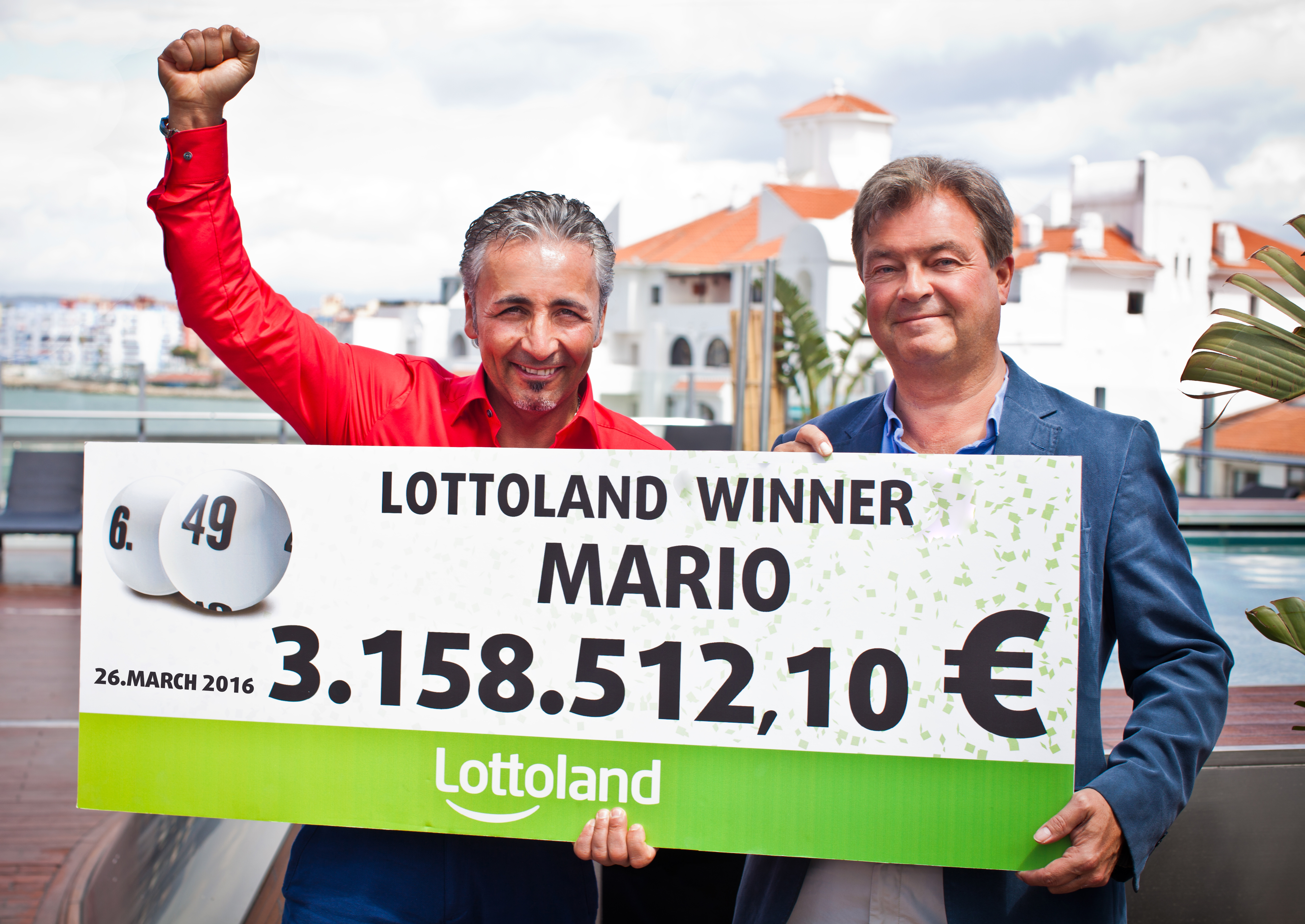 Vencedor alemão visita a Lottoland!