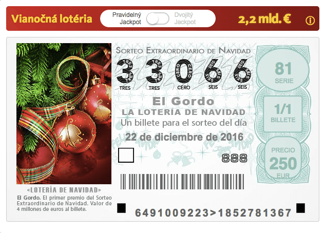 Španielska lotéria, ktorá pobláznila svet