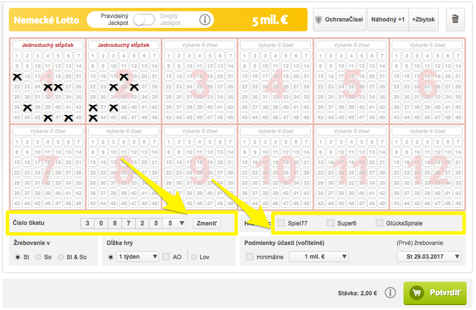 Nemecké loto - majster na výhru v lotérii