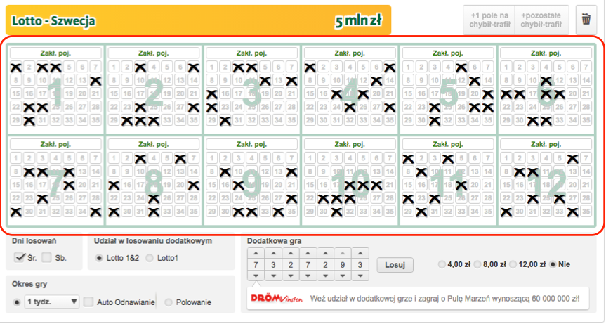 Szwedzkie Lotto – najtańsza europejska gra