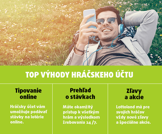  Ako správne vytvoriť a používať hráčsky účet Lottolandu?