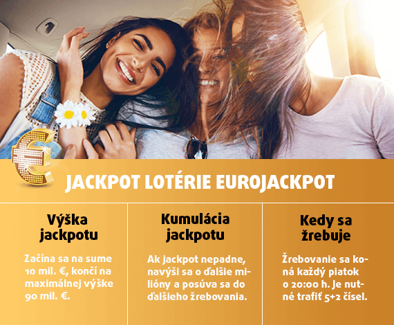Aký je aktuálny jackpot lotérie EuroJackpot? 