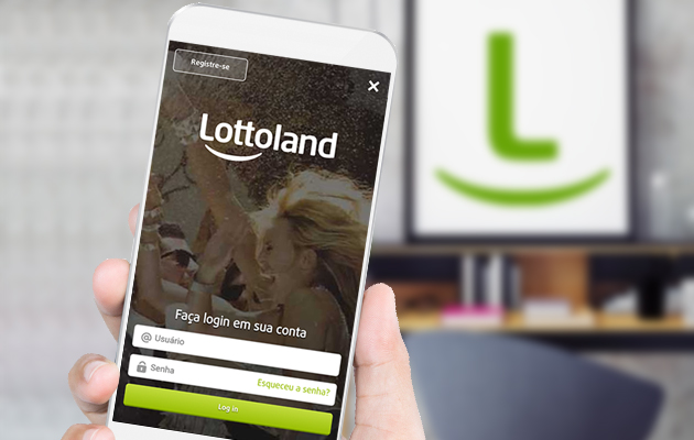 Lottoland app: cadastre-se