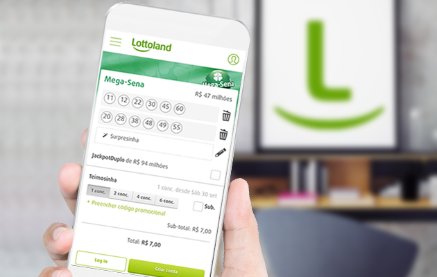 Lottoland app: preencha seu bilhete