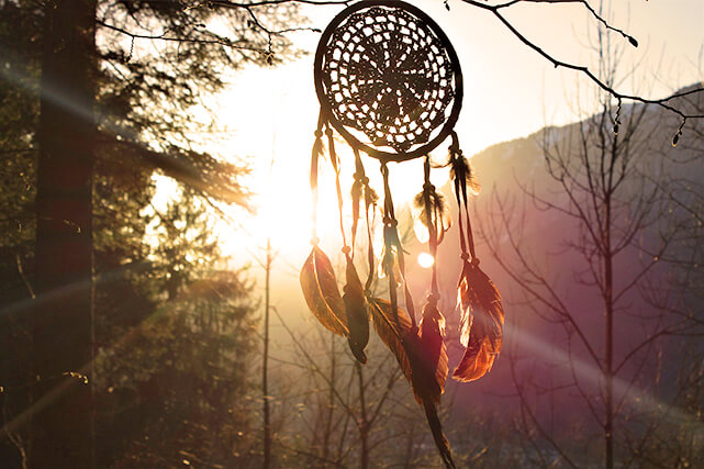 dream catcher as a lucky charm