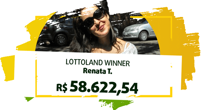 Ganhadora na Quina da Mega-Sena na Lottoland Brasil
