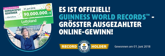 Guinness World Records: Größter ausgezahlter Online-Gewinn!