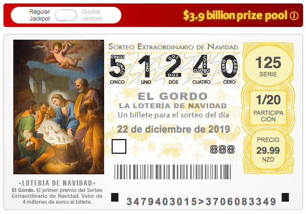 Christmas Lottery Ticket - El Gordo