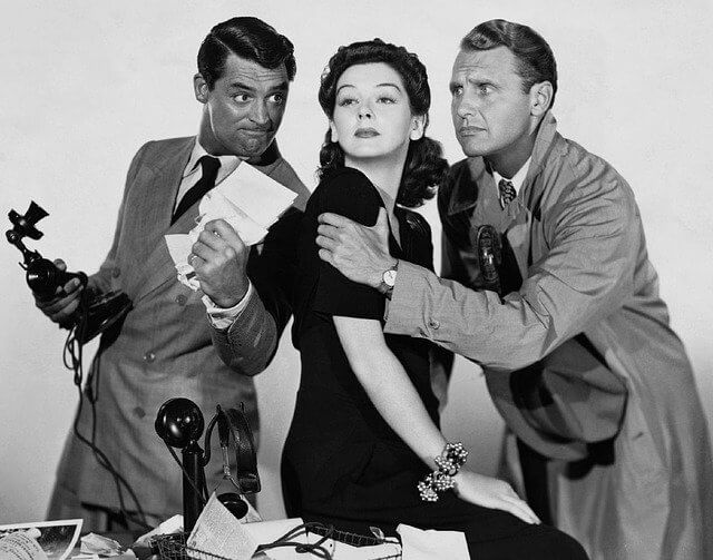 Cary Grant e velhas estrelas de Hollywood - era de ouro de Hollywood