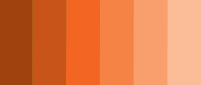 Farbskala orange
