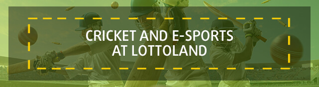 Bet on cricket and e-sports from India with Lottoland