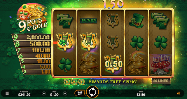 9 pots of gold slot