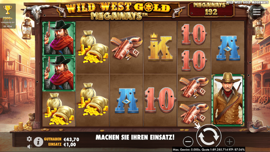 Megaways Slot Wild West Gold