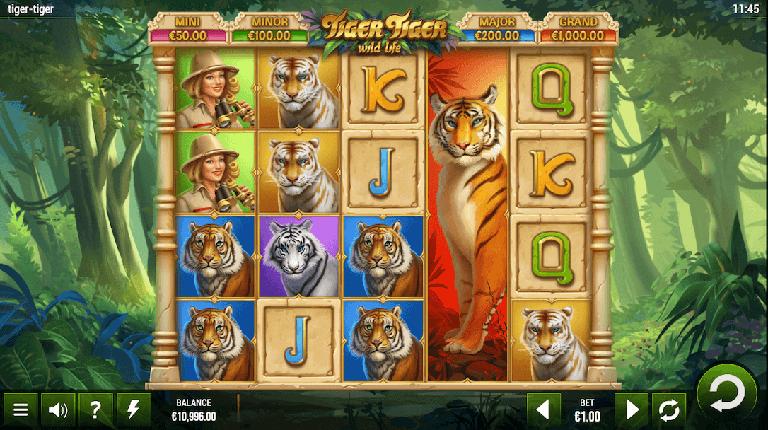 One of the best Yggdrasil slots, Tiger Tiger