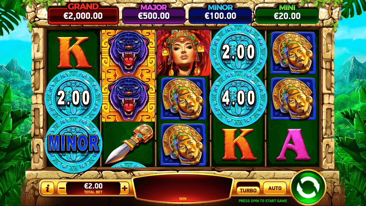 Mexican-themed slot, Mayan Cache