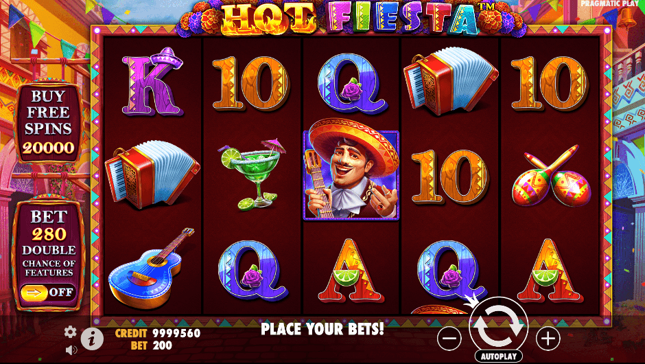 Fun Mexican slot, Hot Fiesta