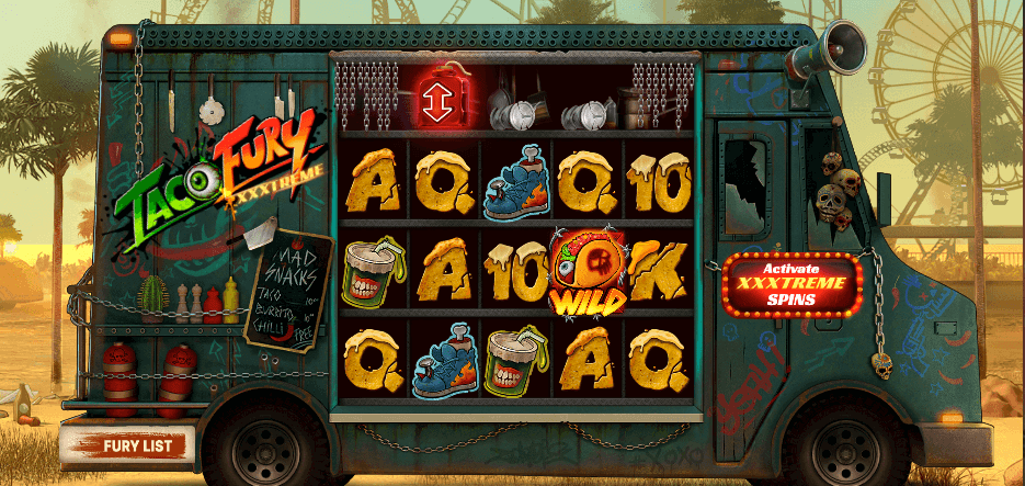 A great Mexican slot, Taco Fury XXXtreme