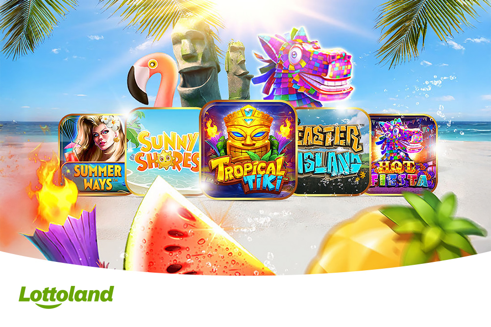 Bild zeigt die besten Sommerslots die du im Lottoland Casino spielen kannst