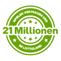 21 Millionen Spieler vertrauen uns im Lottoland